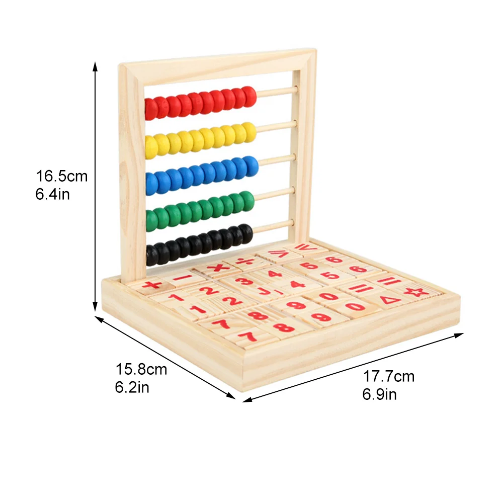 Cognitief computerrek Abacus Educatief speelgoed Hoofdrekenen Speelgoedpuzzel Houten kinderen Wiskunde Kind Tellen Leermiddel