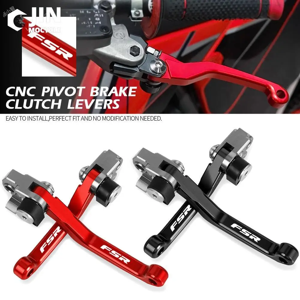 

For GASGAS FSR 2003 2004 2005 2006 2007 2008 2009 Motorcoss Pit Dirt Bike Pivot Foldable Brake Clutch Levers With LOGO FSR