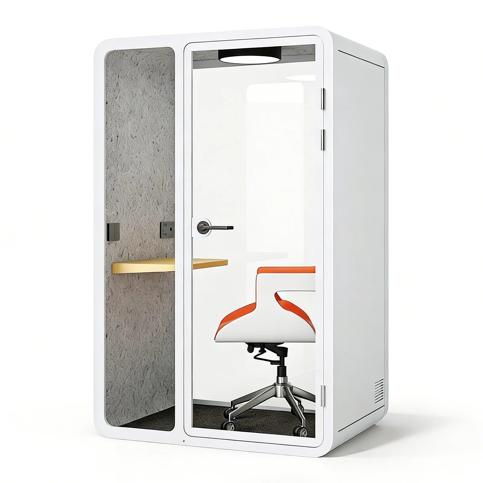 Factory Custom Modern Aluminum Alloy 35dB Soundproof Modular Portable Acoustic Office Building Meeting Booth