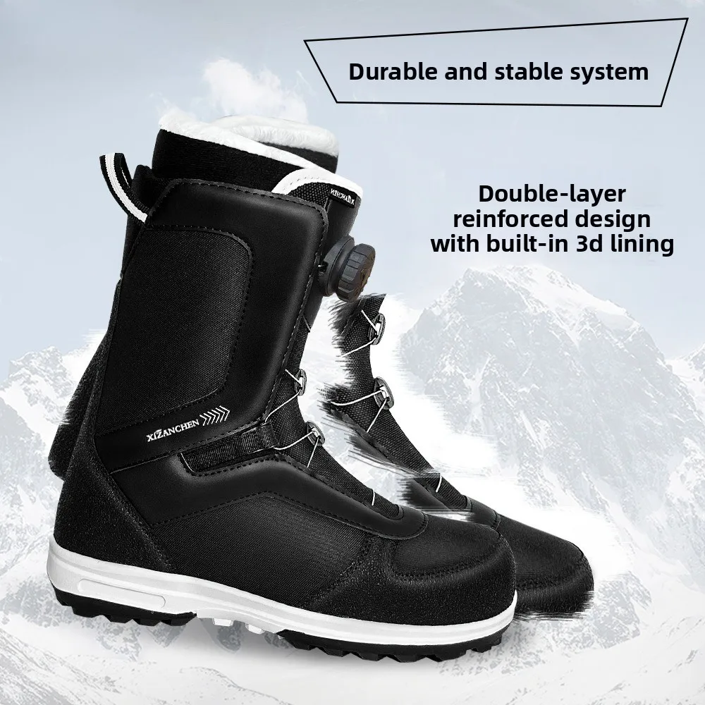 Snowboard Shoes Ski Boots Unisex All-terrain Ski Shoes Adult Fast Wear Snowboard Shoes Outdoor