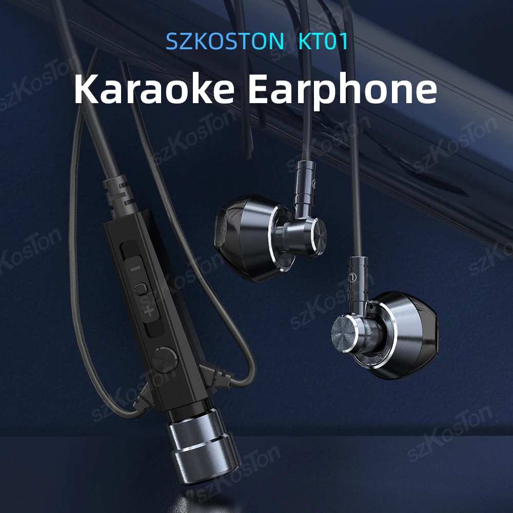 Wired Headphones with Microphone Dynamic Stereo HiFi Earphone Bass Earbuds Noise Cancelling Headset Karaoke Podcasting for Phone