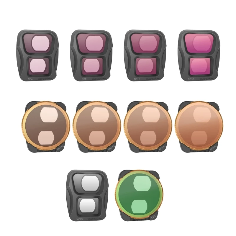 Оптический стеклянный фильтр для объектива ND32 ND16 ND8 ND4 NDPL фильтр для объектива нейтральной плотности MCUV CPL фильтр для