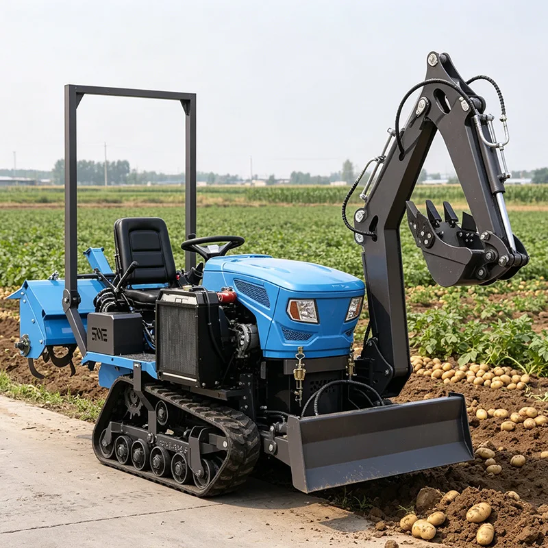 

Customized Ride-On Farm Cultivator Using Rotary Tiller, Micro Tiller, Crawler Type and Middle Cultivator