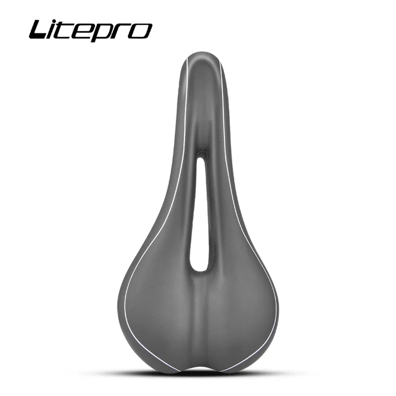 Litepro Folding Bike Saddle Cushion All-inclusive Leather Seat Cushion Mountain Road Bike Comfortable Non-slip Seat Cushion