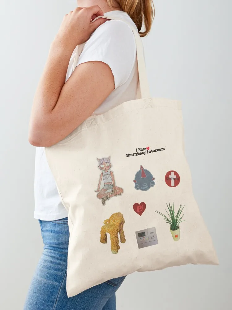 

Emergency Intercom Merch Sticker Pack Tote Bag tote bag men's Women's bags canvas tote bags bag for beach