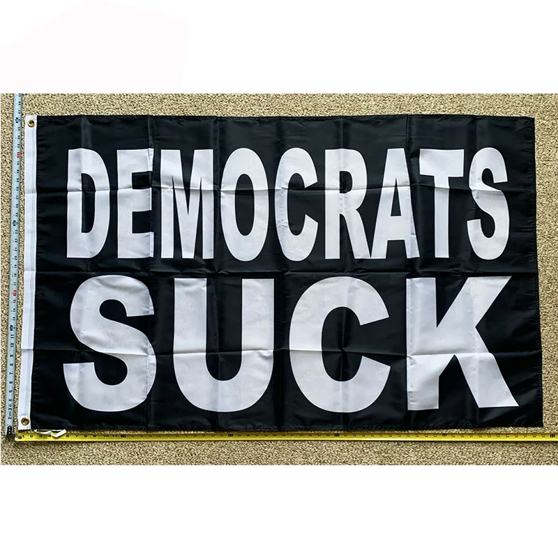 Donald Trump Flag FREE SHIPPING Democrats Suck B Desantis America USA Sign 3x5' yhx0174