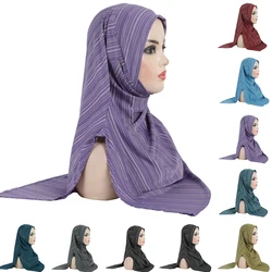 12pcs Kids Instant Hijab Head Scarf Wrap Islamic Muslim Girls Underscarf Shawl for 8 to 13 years old 60cm Children Hijabs Turban