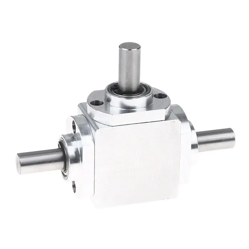 1:1 Transmission Gearbox 8MM 20T Commutator Right Angle Spiral Bevel Gear Reduction Gearbox