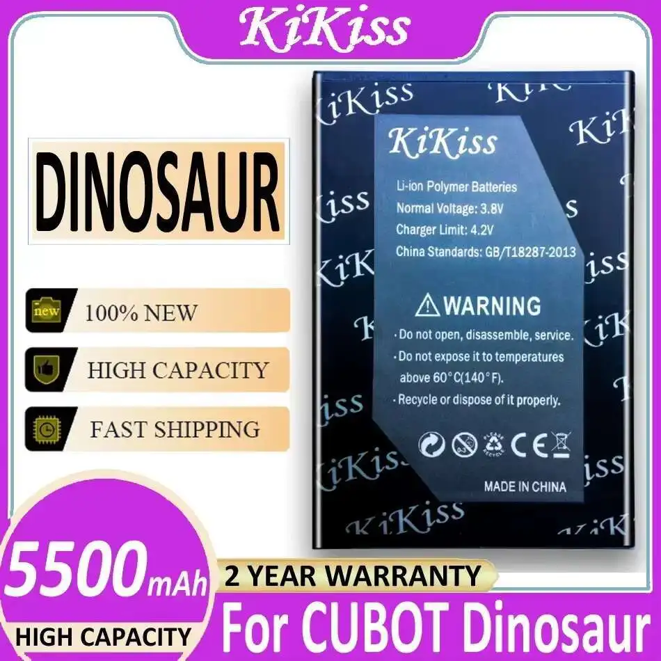 

Аккумулятор мобильного телефона с быстрой зарядкой 5500 мАч для Cubot Dinosaur