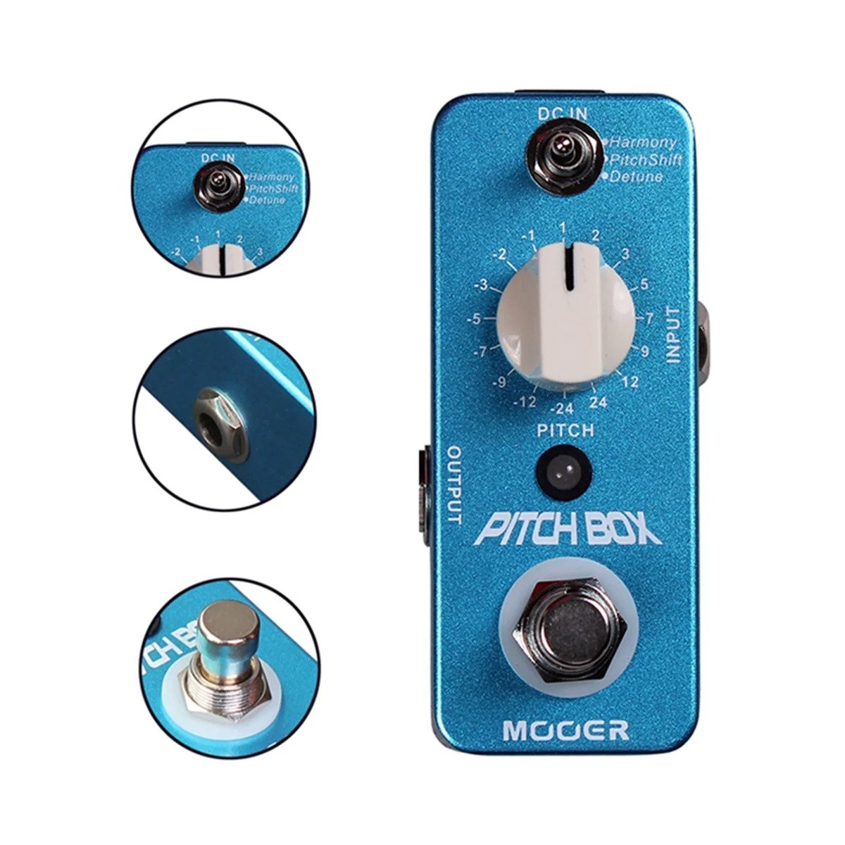 

A11Z-Best-Selling Mooer MPS1 3 Effects Mode Harmony Guitar Effect Processor Pedal