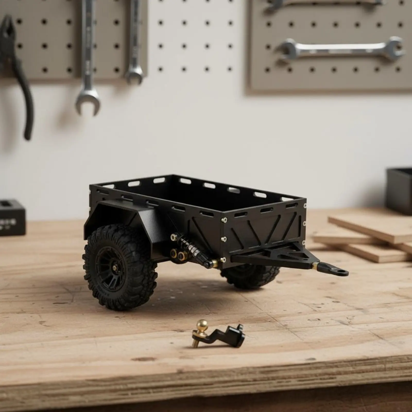 

RC Utility Hauling Unit No Damage Install Miniature Tow Hauling Unit Model Vehicle Accessory Personalized Decoration
