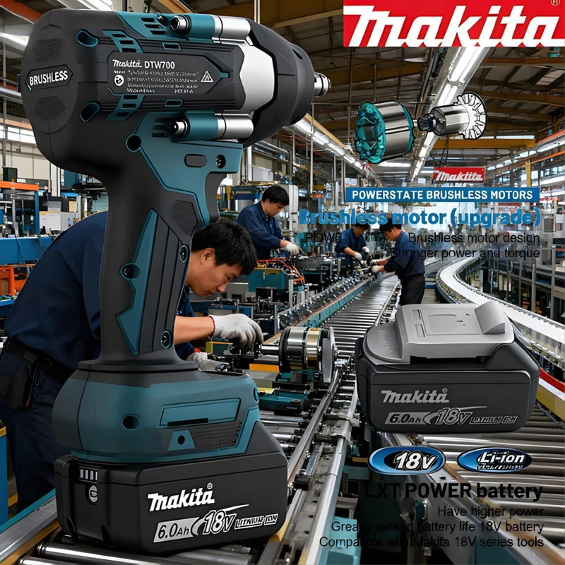 

Makita DTW700 Brushless Electric Screwdriver Machine, Rechargeable Drill Driver, 18V Battery and ChargerWood milling cutter