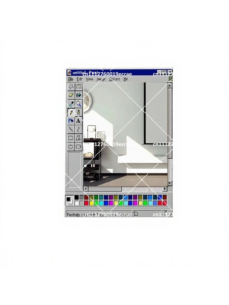 Decorative Mirror Painting Floor-to-Ceiling Bedroom Bedside Table Desktop Creative Layout