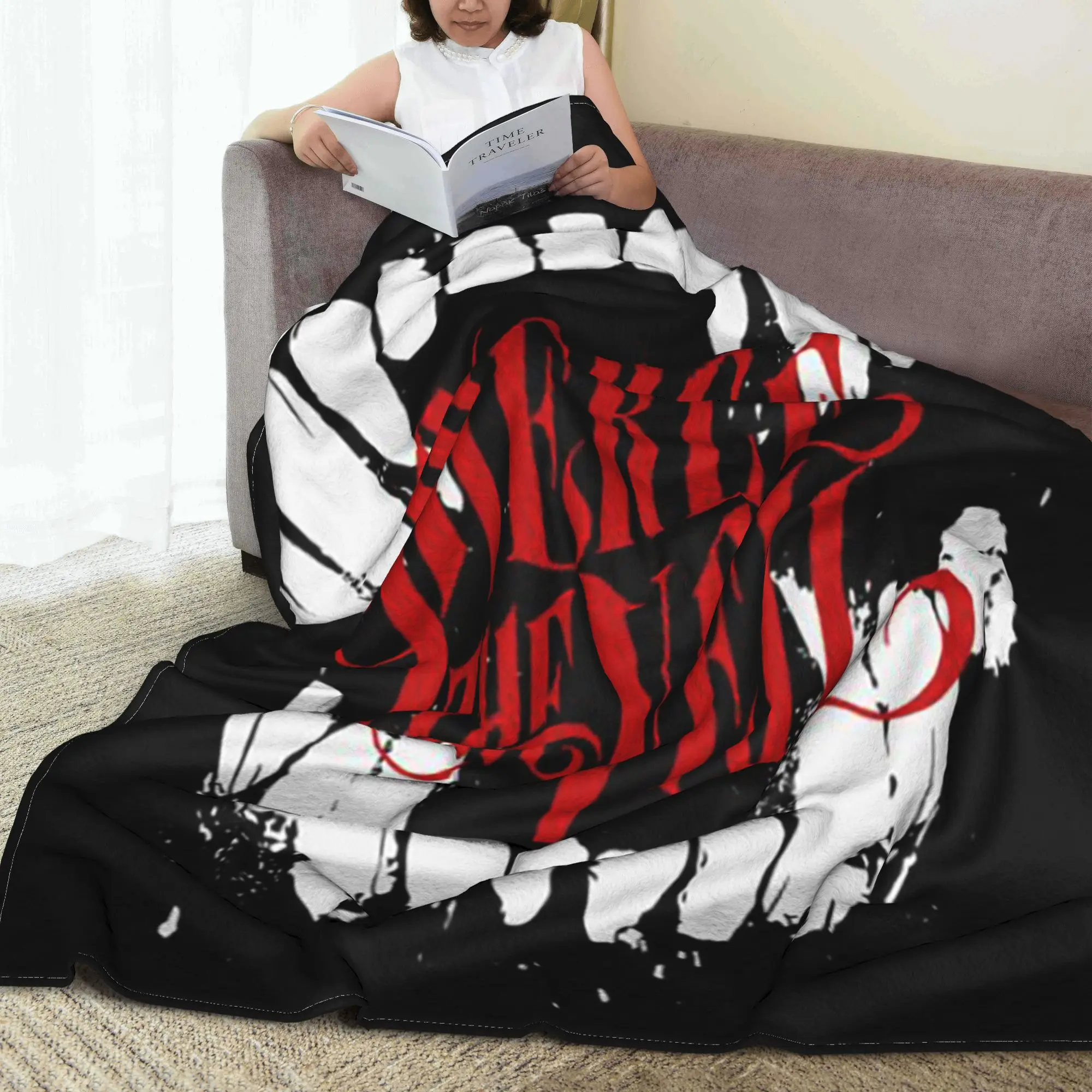 

Одеяла для пирса The Veil Band PTV в стиле панк, многофункциональное флисовое одеяло для дивана, одеяло для дома, спальни, офиса, покрывало