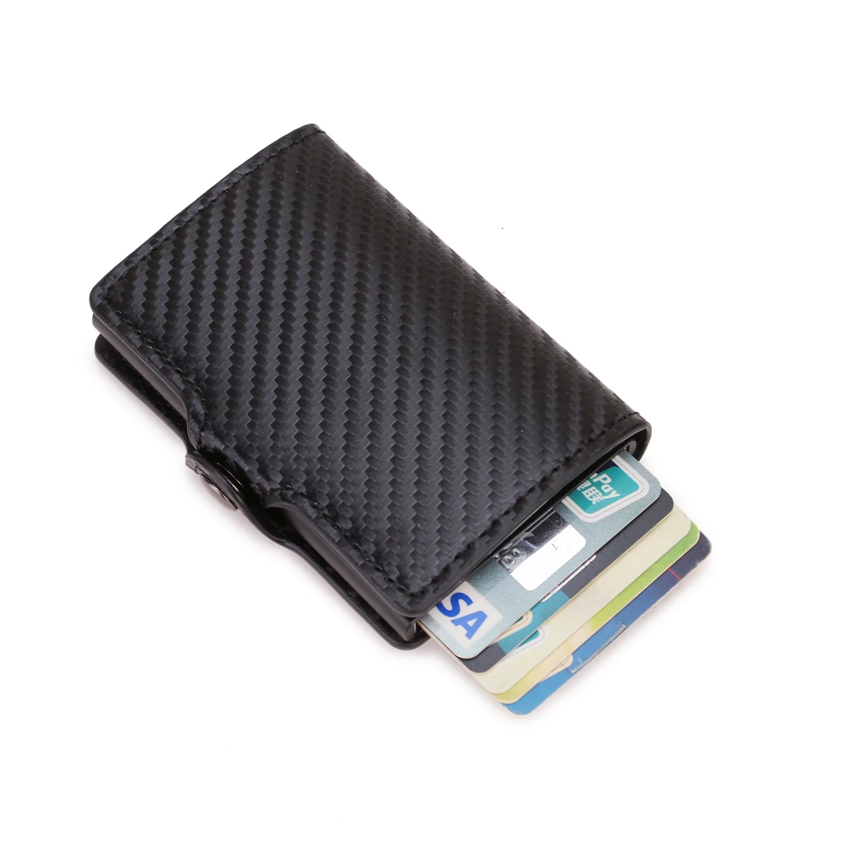 Slim Thin Magic Mini Wallet Smart Minimalist Wallet 2023 New RFID Card Holder Wallet Anti-magnetic Anti-theft Zipper Wallet