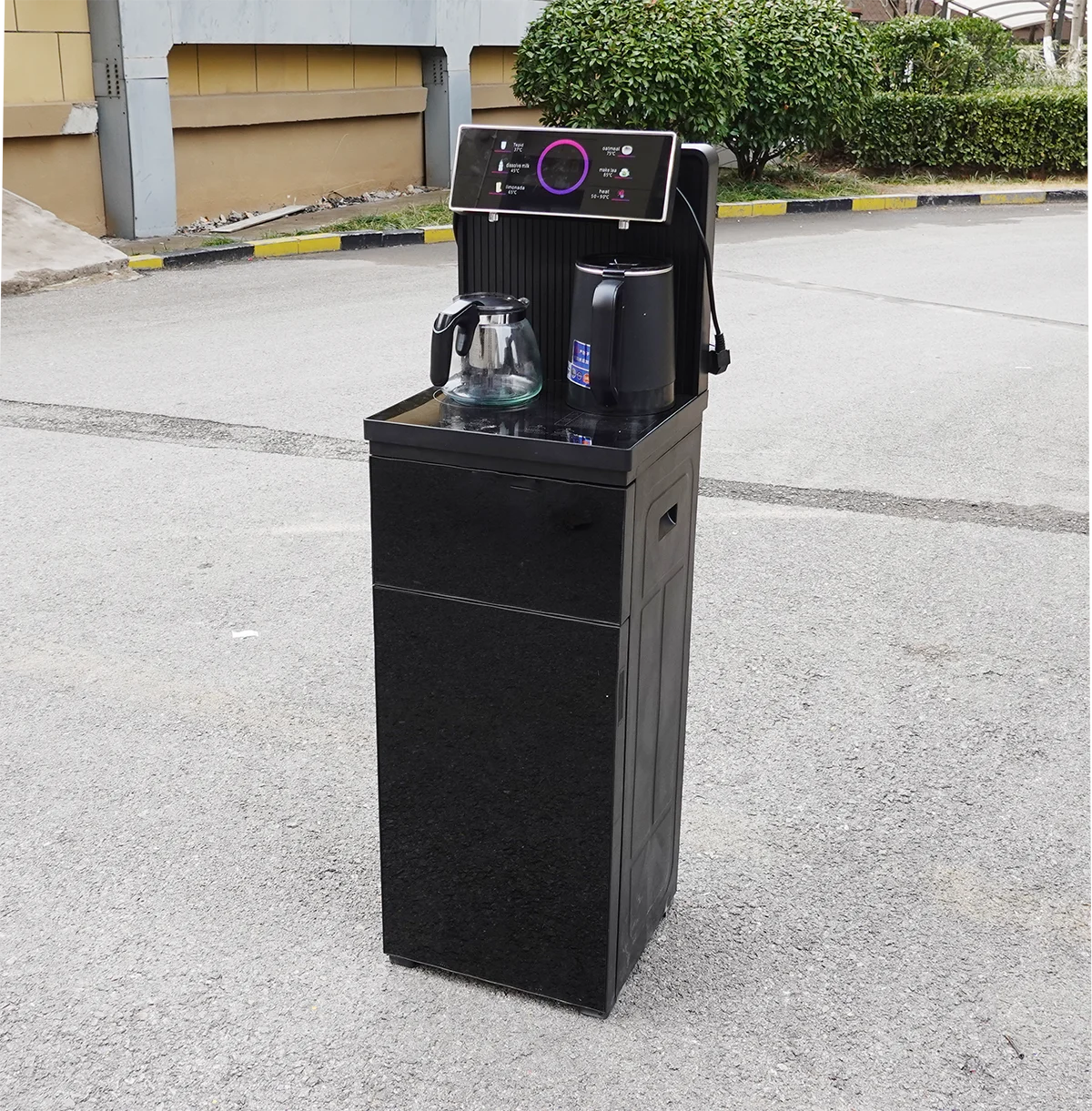 New Vertical Fully Automatic Remote Control Tea bar Dispenser with Water Bucket for Household Use Multi-function Water Dispenser