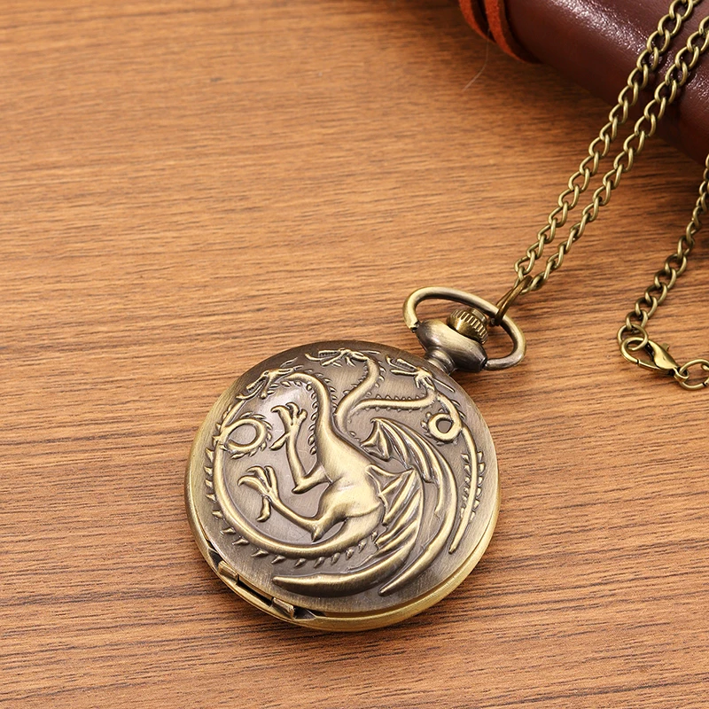 Карманные часы в античном стиле стимпанк, ВИНТАЖНЫЕ КВАРЦЕВЫЕ бриллиантовые ожерелья, подвеска, цепочка для часов для мужчин и женщин