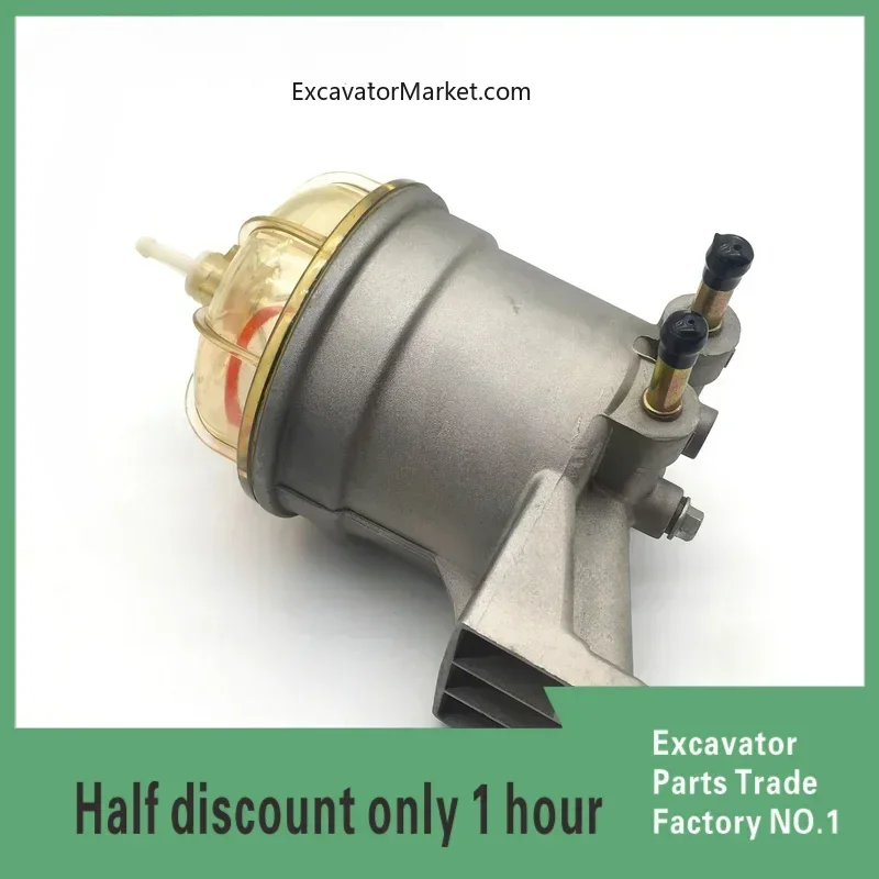 

Excavator Accessories for Kato HD820-3 Kobelco SK75-8 Oil-water Separator Assembly Sensor Line Water Cup