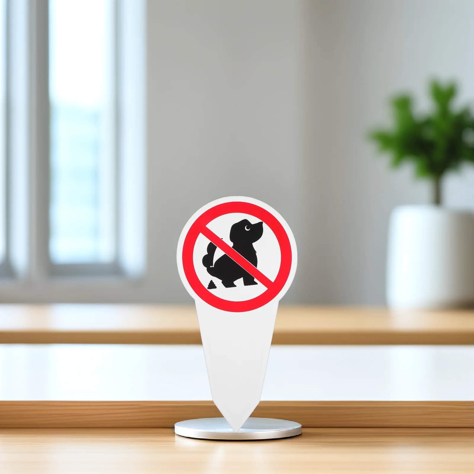 

Dog Poop No No Pooping Sign Pooping Yard Stake Lawn Spike Garden Marker Durable PVC Easy Install Cleanliness Promote