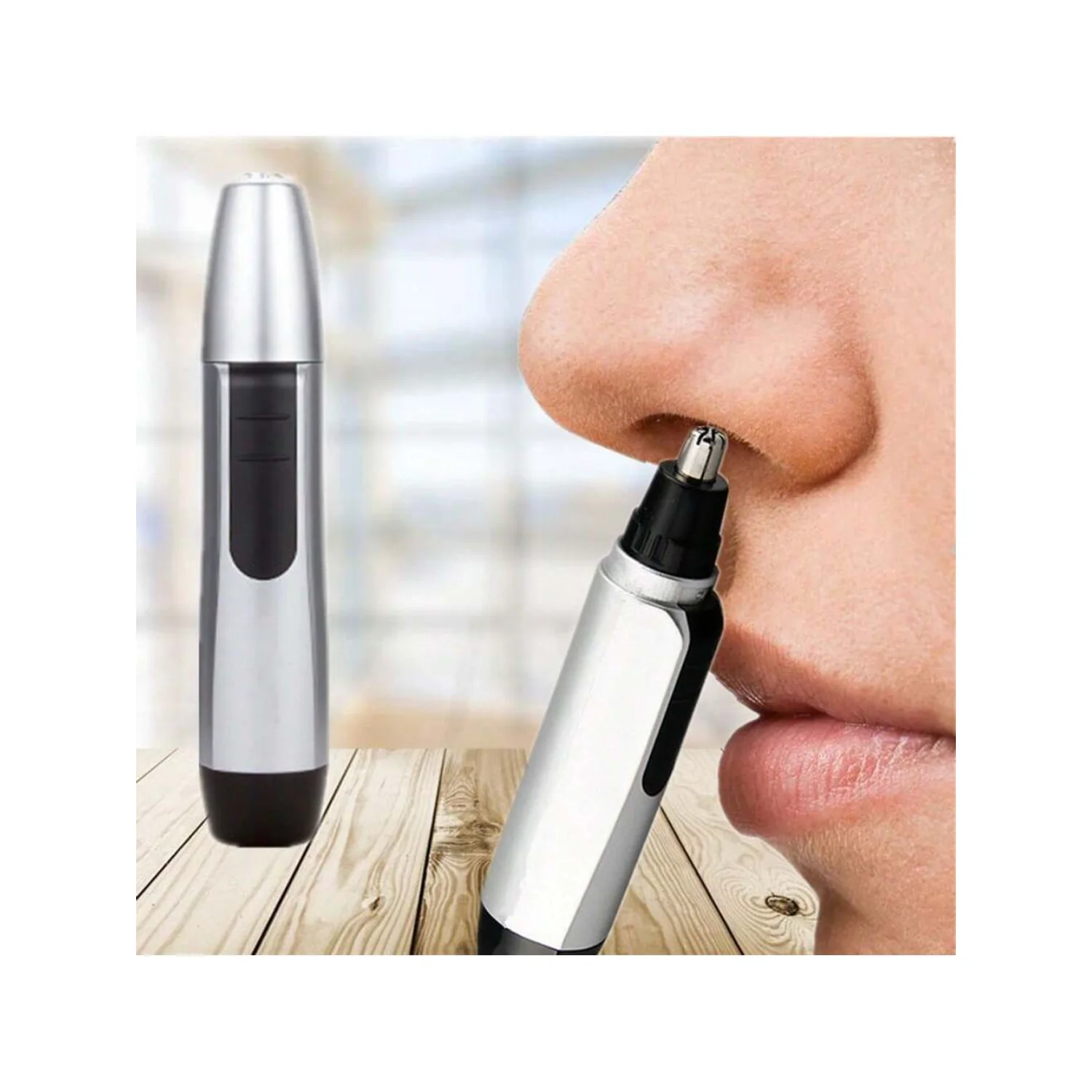 1pc  Nose Hair Trimmer For Size 5 Battery, Men's Eyebrow & Nose Hair Trimming Device