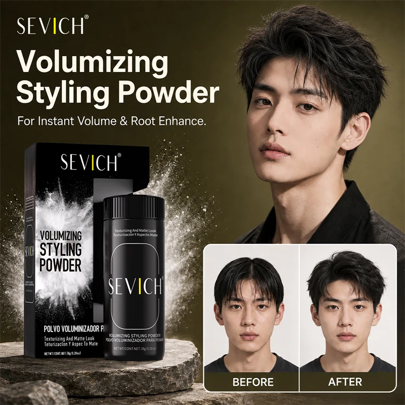 Sevich 8g Hair Mattifying Powder For Light Control Hair Styling Unisex Dust It Texture Hair Volume Powder