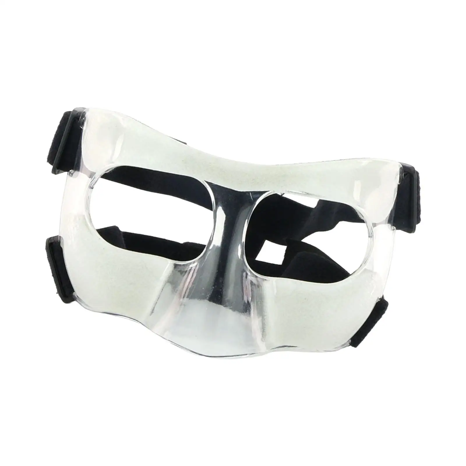 Basketball Face Guard Shield Nose Protector Adjustable Plastic Facial Cover Mask Lightweight Sports Nasal Protective Gear