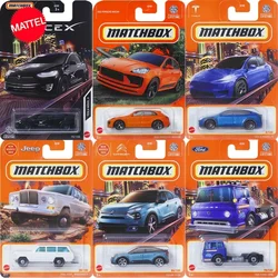 Oryginalny samochód Matchbox 1/64 Diecast Toys dla chłopców 24L SpaceX Tesla Model X Jeep Wagoneer Ford Porsche Macan Model pojazdu Prezent