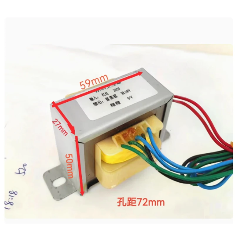 Welding machine control transformer input 0V-220V-380V output dual 19V+9V inverter welding machine repair parts