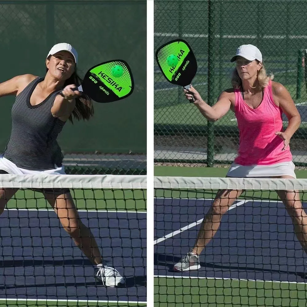 2 Rackets & 4 Pickleballs Balls Pickleball Rackets Set Pickleball Paddle Set Pickle-Ball Racquet with Balls Sports Accessory view 3
