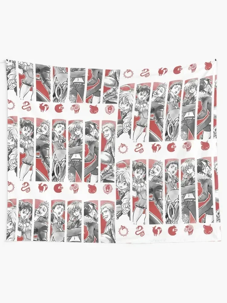 

Sins Team Tapestry Room Aesthetic Wall Hangings Decoration Decoration Wall Tapestry