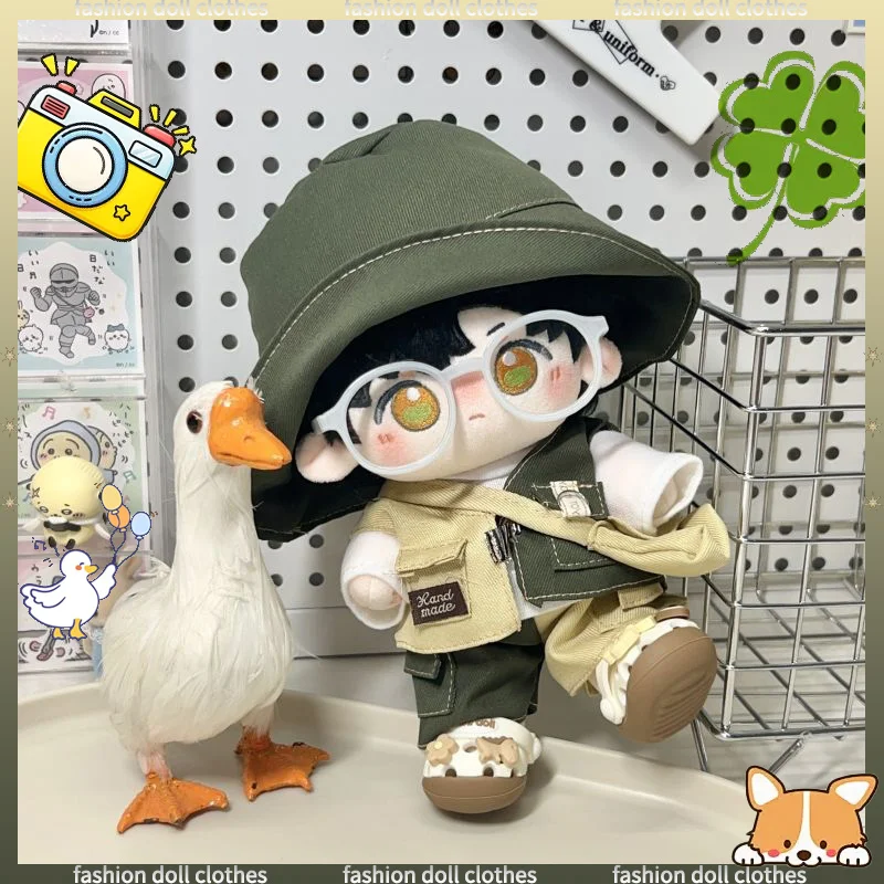 

For 20cm Cotton Doll Clothing Cute Replacement Set Normol Body No Attributes Doll Easy Matching Dress Up Set Doll Accessories