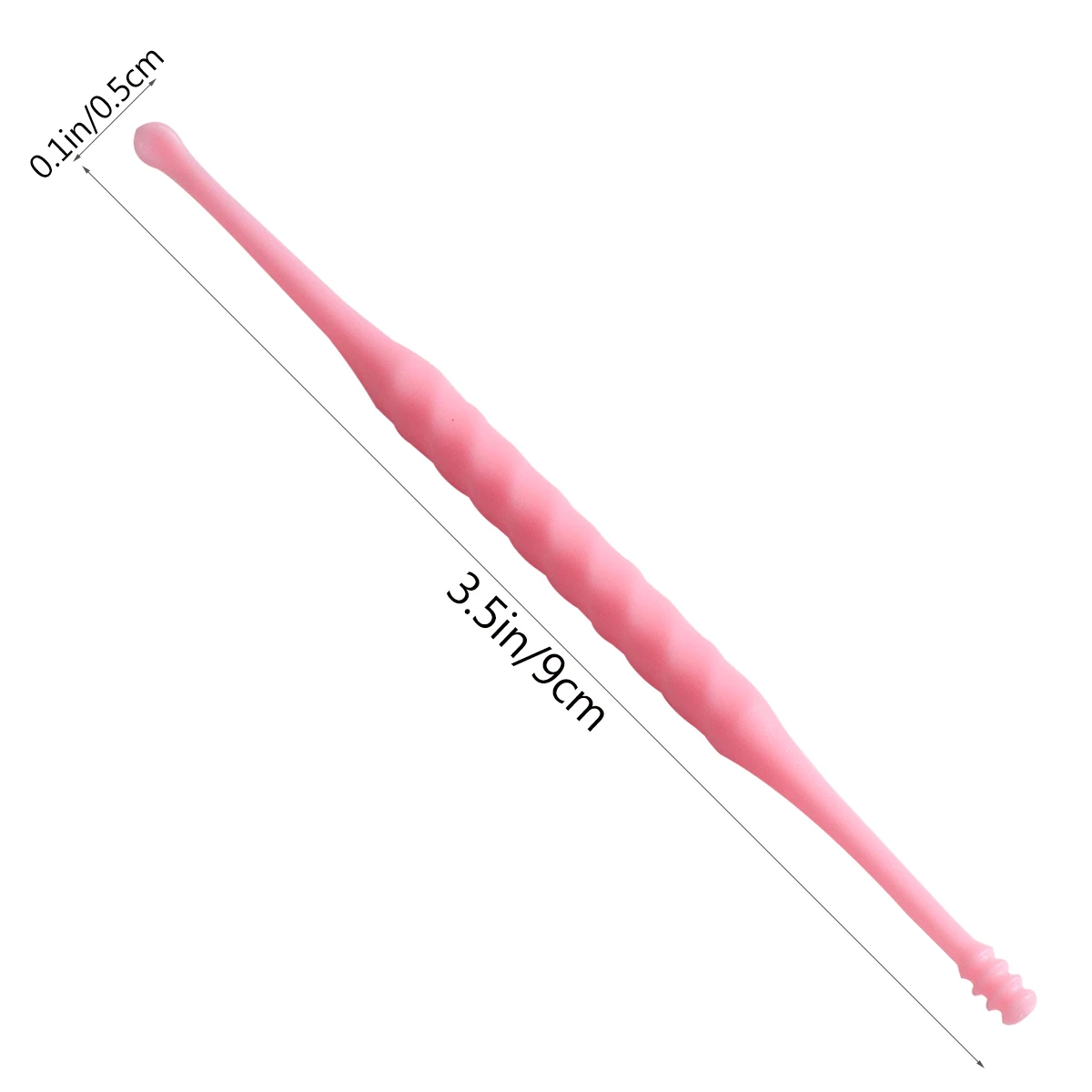 

20 Pcs Wax Remover Cleaner Curette Plastic Disposable Smooth Ends Ear Plastic Clean Tool Health Care