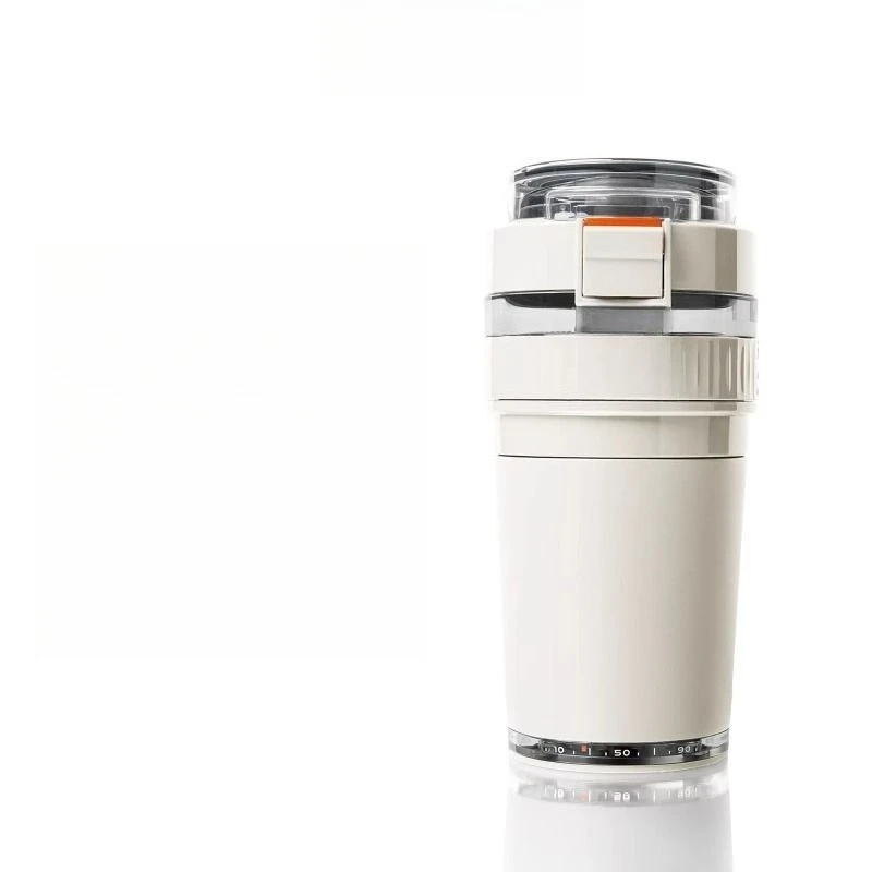 

High-value accompanying teacup, tea separation cup, tea cup, light thermal insulation ceramic liner, business trip travel gift