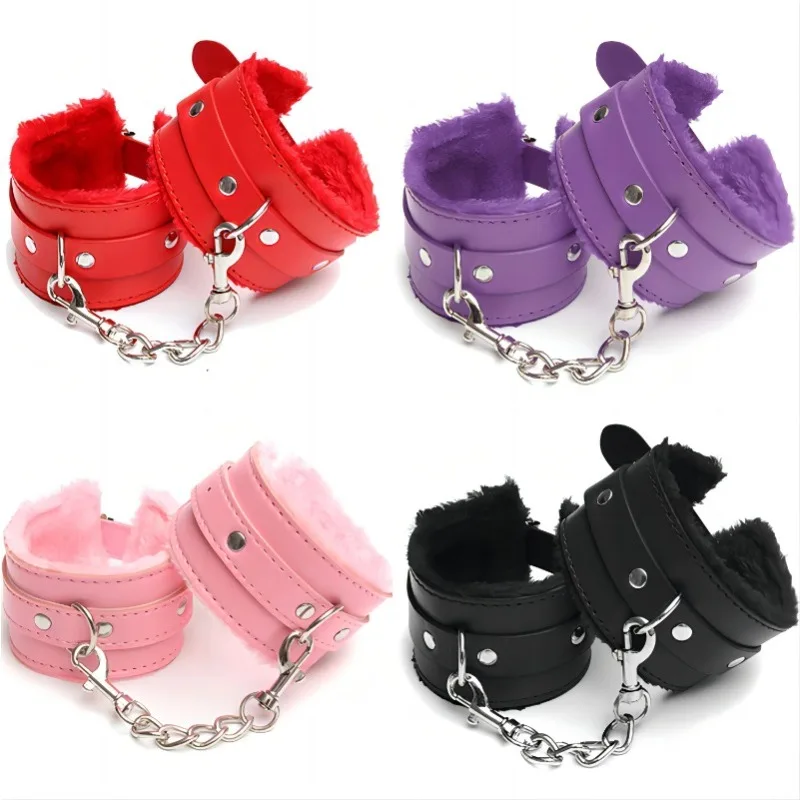 

Sex Toys Handcuffs PU Leather Restraints Bondage Cuffs Roleplay Tools Erotic Handcuffs for Couples GameSex Products Sexy