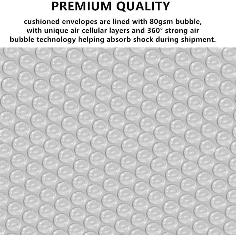 12 Pack Bubble Mailers 4x6 Inch, Small Padded Envelopes, Self Seal, Black, Sturdy & Protective - view 5