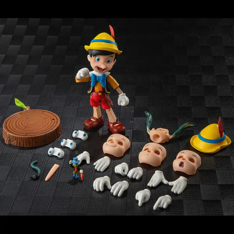 

Фигурка Dasheng Model Gt Pinocchio из сплава с подвижными суставами, длинным носом и Жимини Крикетом, для коллекционеров аниме, подарок для фанатов.