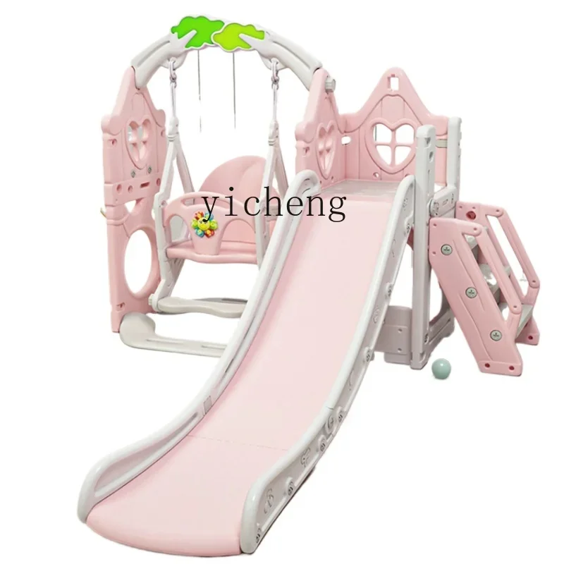 Tqh Slide Indoor Home Children 2 to 10 Years Old Swing and Slides Two-in-One Baby Small Toys