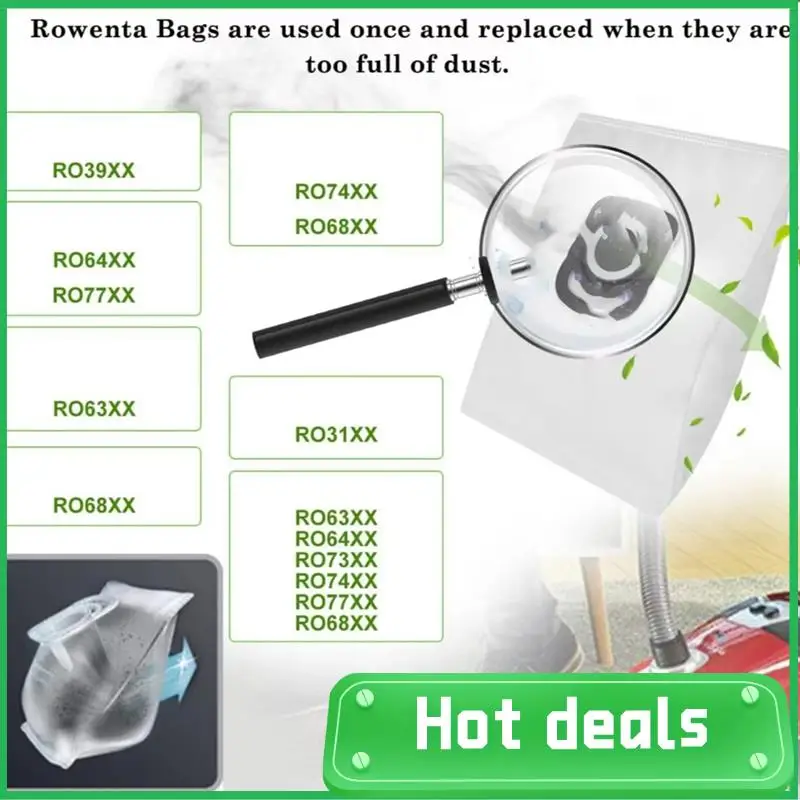 A74X-para Rowenta Tefal x-plorer Serie 75 S+ / Serie 70+ / Serie 240+, RR8497WH ZR200520, accesorios para aspiradoras bolsa de polvo