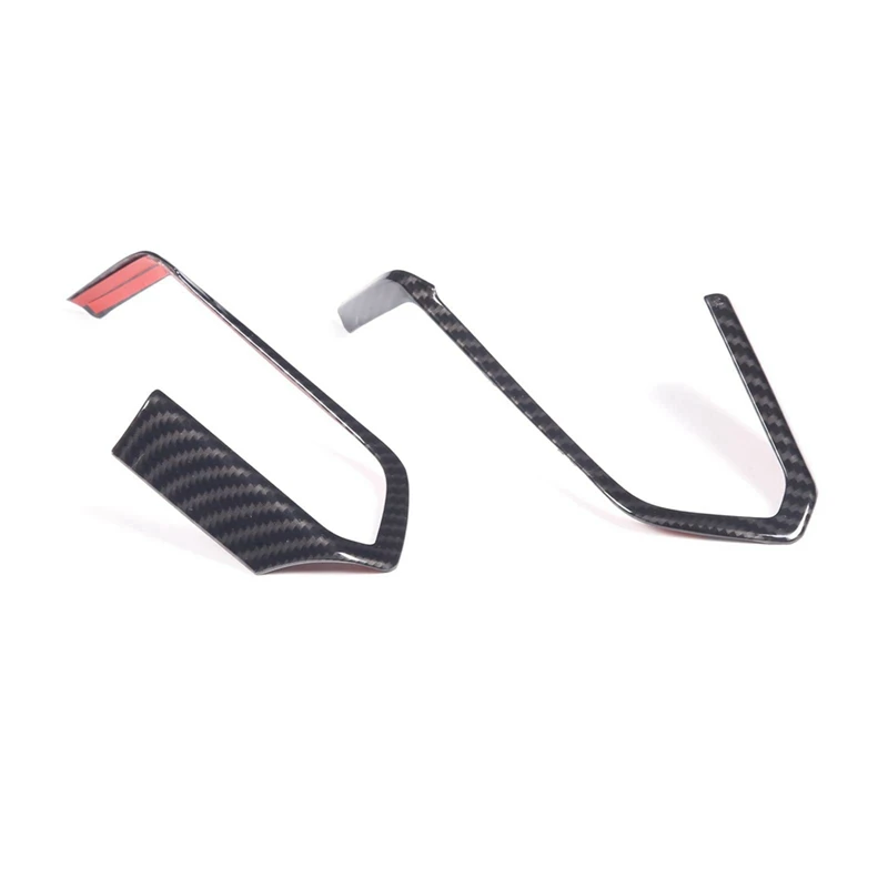 

STE-eFor Chevrolet Corvette C8 2020-2023 Car Steering Wheel Button Cover Trim Accessories ABS Carbon