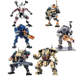 New series Titanfalls Scorch Titans Building Block Set Robot Bricks Model MechWarrior Action Figure Robot Building Blocks Toy
