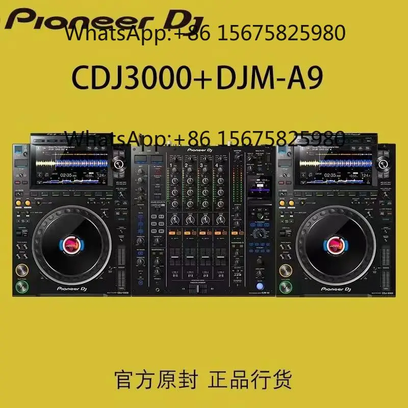 Professional DJ Set 2x CDJ 3000 Nexus 2 NSX2 + 1x DJM A9 HOT SALE for Performance