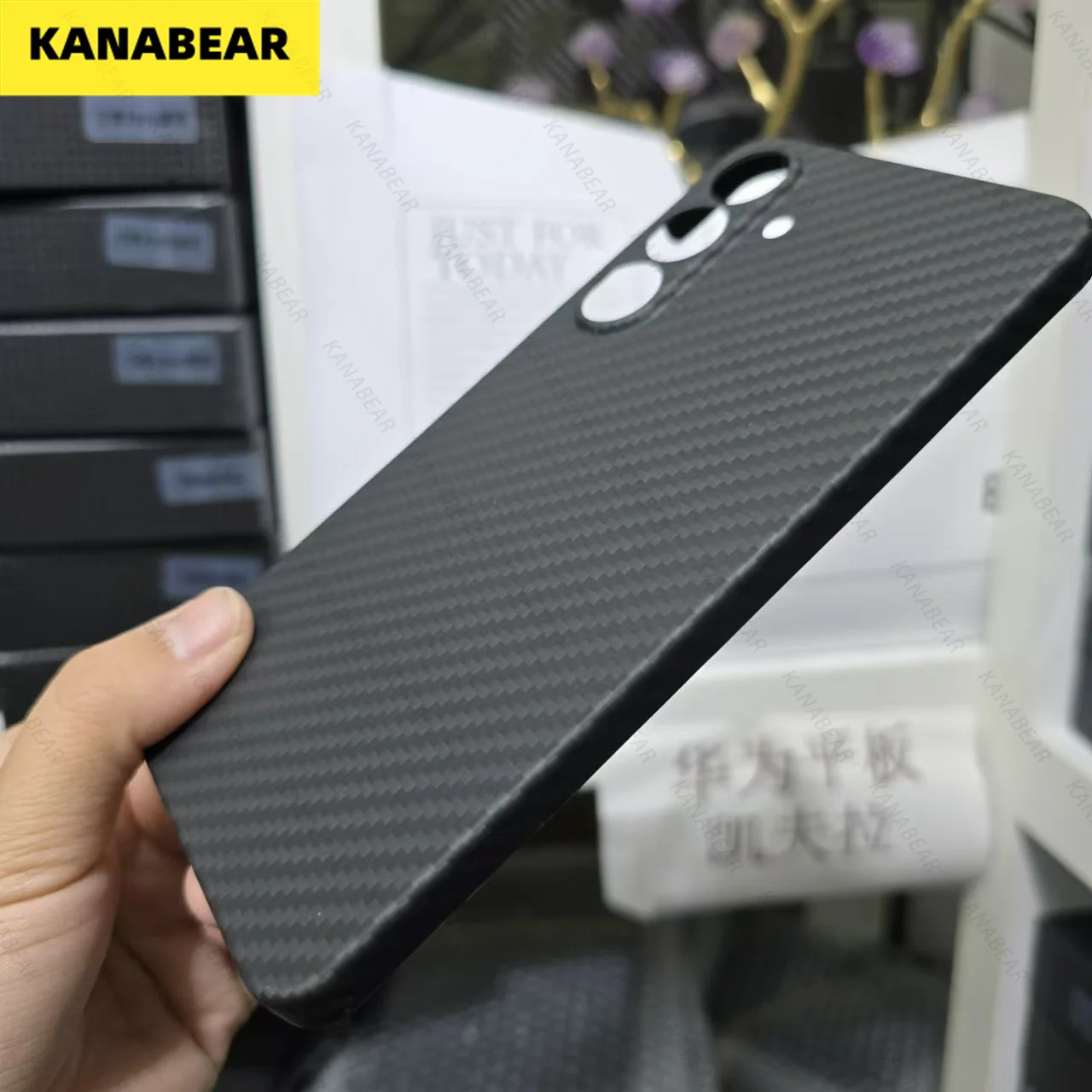 

It is suitable for the s25 series Kevlar mobile phone case basic S25plus aramong fiber classic protective case