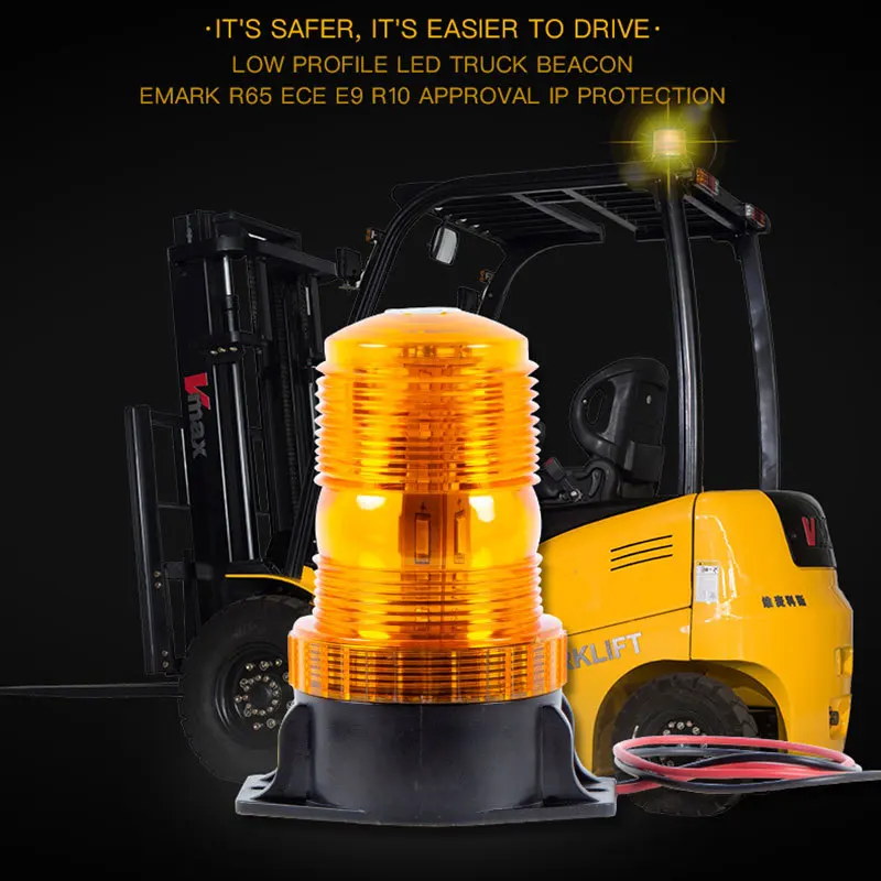 

10-110V Forklift Warning Light 30LED Stroboscopic School Light Traffic Rescue Vehicle Explosion Flashing Light