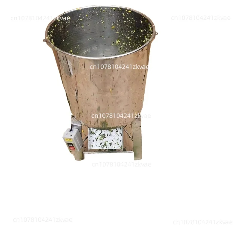 

New household small stainless steel straw machine 220V breeding chicken, duck and goose, straw crusher, shredded vegetables