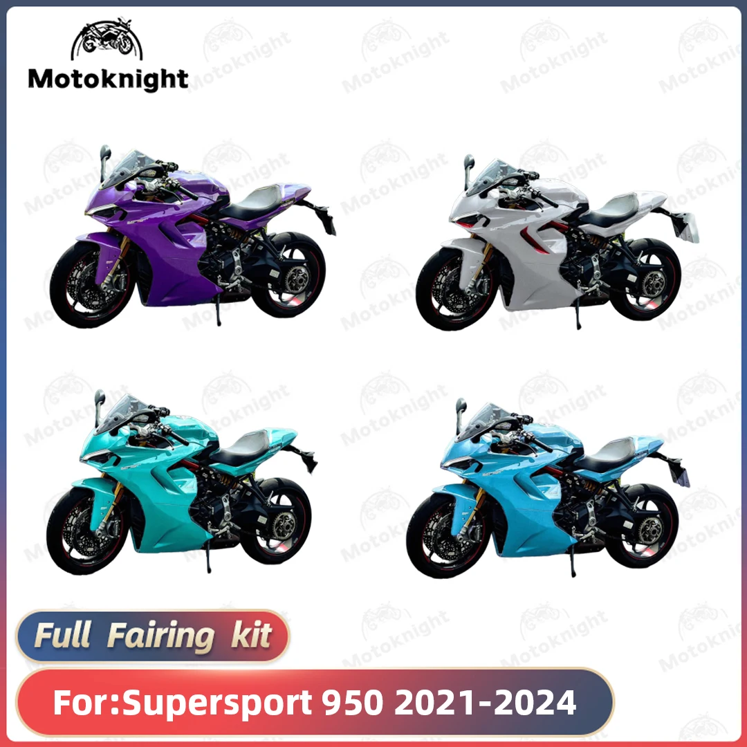 New ABS Motorcycle Fairing Kit Fit For DUCATI Supersport 950 2021 2022 2023 2024 Custom Fairings Kit Bodywork Shell