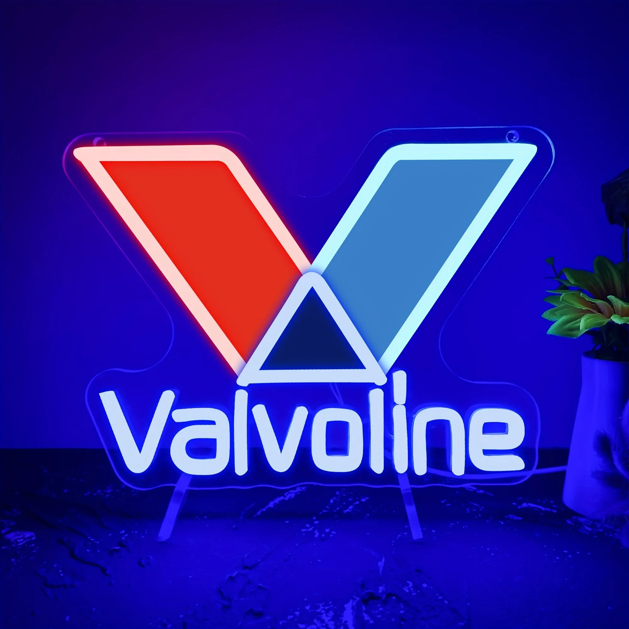 Valvoline Engine Oil Neon Sign Gas Station Personalized LED Sign
