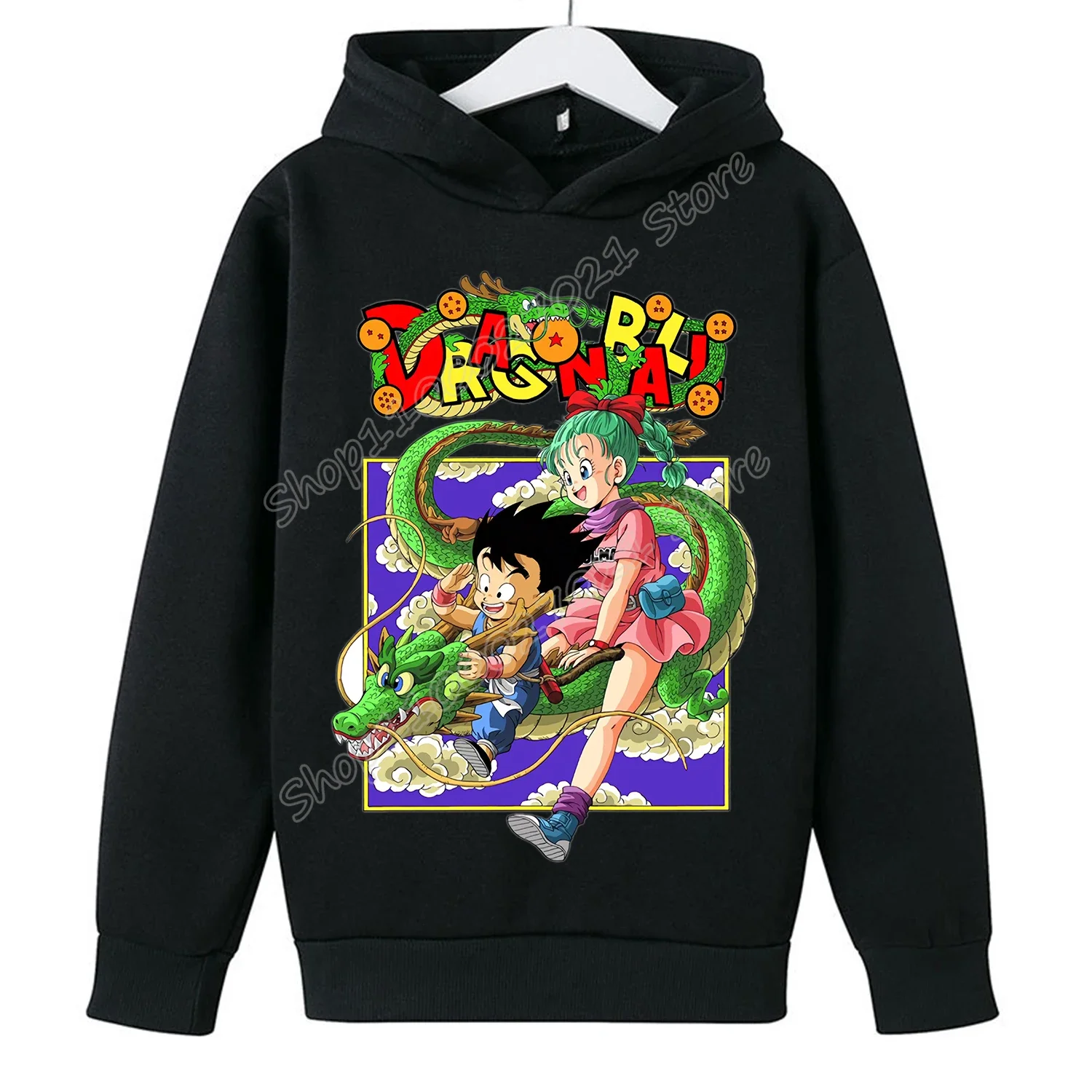 Dragon Ball épais sweats à capuche pour enfants Goku Anime polaire sweat garçons sweat à capuche pour filles dessin animé motif vêtements vêtements enfants cadeau