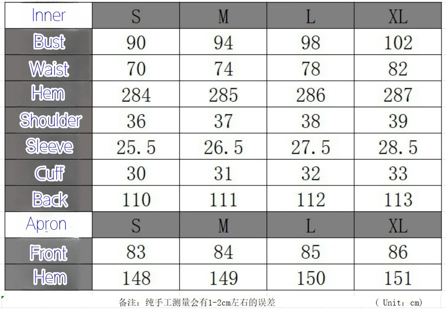 Kostum Cosplay Asuna Yuuki Baru Pakaian Pelayan Pameran Komik Pesta Permainan Peran Natal Halloween termasuk hiasan kepala dan kaus kaki