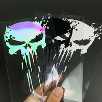 1PC Skull Skeleton Motorcycle Stickers Waterproof Motocross Helmet Vinyl Decals Motorbike Fuel Tank Side Fairings Decoration
