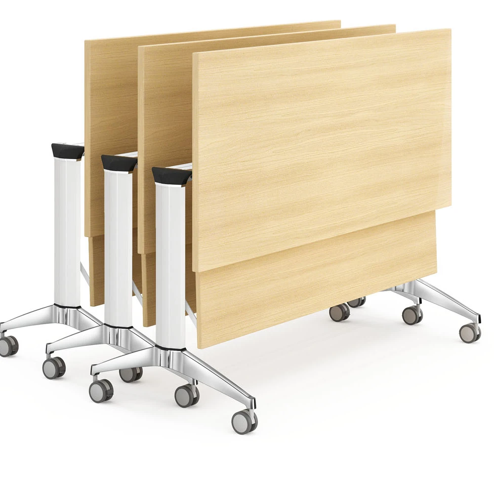 

Office Furniture Workstation Foldable Training Table Meeting Room Table Large Small Folding Flip Top Table